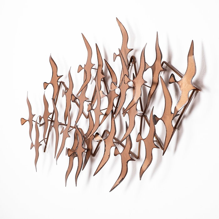 Wallity Martılar Accesorio de Pared de Metal Multicolor Wallity Martılar Accesorio de Pared de Metal Multicolor